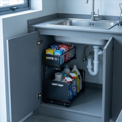 Organisateur placard cuisine 