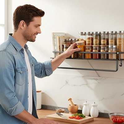 Étagère à épices 